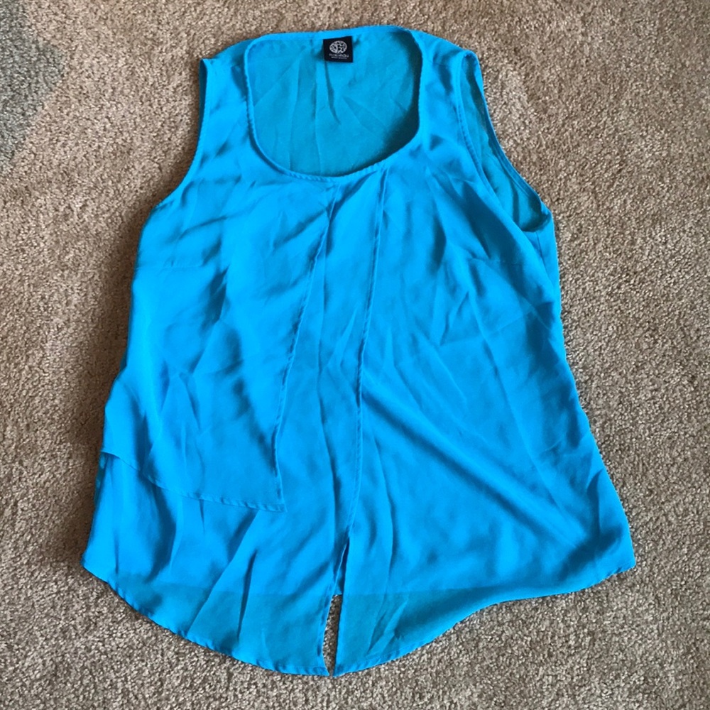 Layered chiffon top